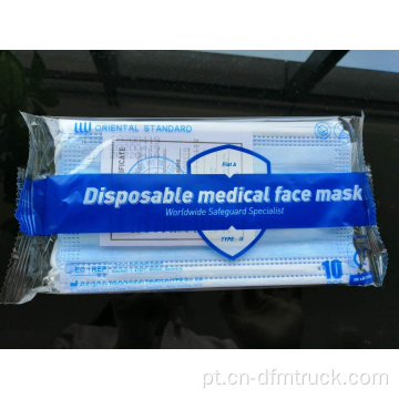 Máscara descartável de 3 camadas (não médica)